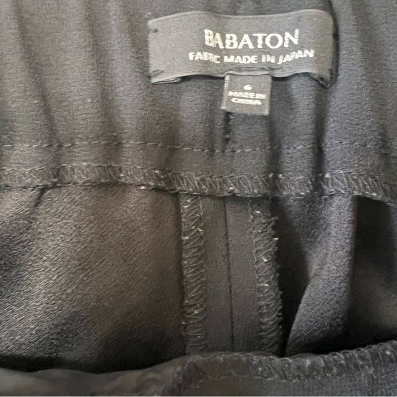 Aritzia Babaton Black Ankle Pull On Cohen Trouser Size 6 | Workwear - Picture 3 of 7